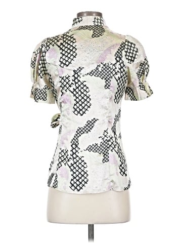 BCBGMAXAZRIA Short Sleeve Blouse (view 2)