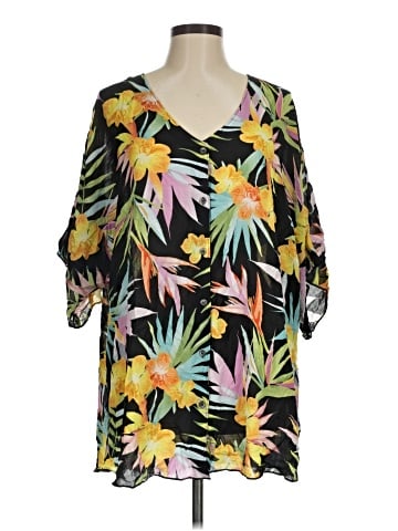 Hurley Short Sleeve Blouse (view 1)