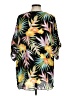 Hurley Black Short Sleeve Blouse Size M - photo 2