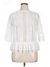 Reiss 100% Polyester White 3/4 Sleeve Blouse Size 10 - photo 1