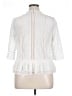 Reiss 100% Polyester White 3/4 Sleeve Blouse Size 10 - photo 2