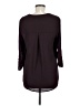 DR2 100% Polyester Burgundy 3/4 Sleeve Blouse Size M - photo 2