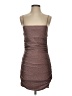 Shein 100% Polyester Metallic Brown Cocktail Dress Size 4 - photo 1