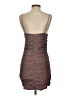 Shein 100% Polyester Metallic Brown Cocktail Dress Size 4 - photo 2