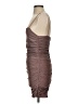 Shein 100% Polyester Metallic Brown Cocktail Dress Size 4 - photo 5
