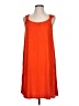 Apt. 9 Orange Casual Dress Size L - photo 1