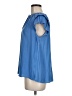 Current Air 100% Polyester Blue Short Sleeve Blouse Size M - photo 5