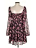 Francesca's 100% Polyester Floral Black Casual Dress Size S - photo 2