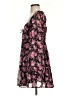 Francesca's 100% Polyester Floral Black Casual Dress Size S - photo 5