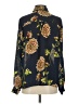 CAbi 100% Polyester Floral Black Long Sleeve Blouse Size S - photo 2