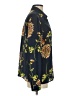 CAbi 100% Polyester Floral Black Long Sleeve Blouse Size S - photo 4