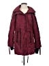 Blanc Noir 100% Polyester Burgundy Coat Size S - photo 1