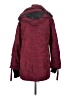 Blanc Noir 100% Polyester Burgundy Coat Size S - photo 2