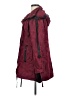 Blanc Noir 100% Polyester Burgundy Coat Size S - photo 5