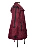 Blanc Noir 100% Polyester Burgundy Coat Size S - photo 4