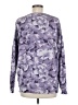 Athleta Floral Purple Pullover Sweater Size M - photo 2