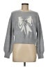 Jessica Simpson Graphic Gray Pullover Sweater Size M - photo 1
