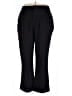 Dex Solid Black Dress Pants Size 2X - photo 1