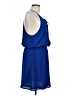 Charles Henry 100% Polyester Solid Blue Casual Dress Size L - photo 4