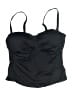 Lands' End Solid Black Swimsuit Top Size 12 (petite) - photo 1