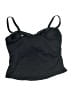 Lands' End Solid Black Swimsuit Top Size 12 (petite) - photo 2