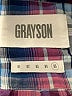 Grayson Plaid Blue Casual Dress Size XL (5) - photo 7