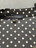 Adrienne Vittadini Polka Dots Black 3/4 Sleeve Blouse Size L - photo 7