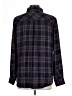 Rails 100% Rayon Plaid Black Long Sleeve Button-Down Shirt Size L - photo 2