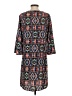 Espresso 100% Polyester Print Black Casual Dress Size S - photo 2