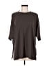 Wishlist Gray 3/4 Sleeve Top Size M - photo 1