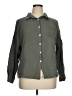 Automet 100% Rayon Houndstooth Green Long Sleeve Button-Down Shirt Size XL - photo 1