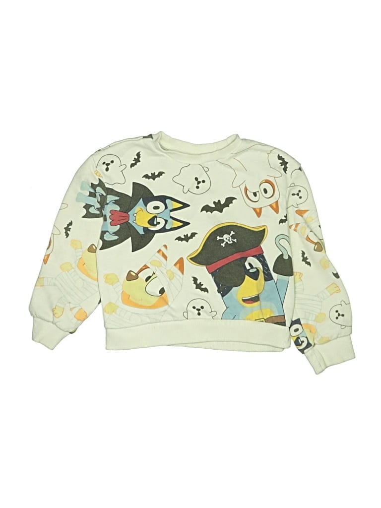 Pre-owned Bluey Kids' Sweatshirt In Green