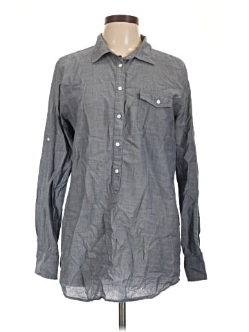 J.Crew Factory Store Long Sleeve Button-Down Shirt (view 1)