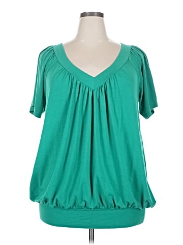 Zenana Premium Short Sleeve Blouse (view 1)