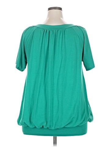 Zenana Premium Short Sleeve Blouse (view 2)