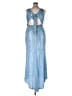 Mac Duggal 100% Polyester Blue Cocktail Dress Size 14 - photo 2