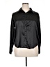 Unbranded 100% Polyester Black Long Sleeve Blouse Size XL - photo 1
