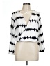 Unbranded 100% Cotton Silver 3/4 Sleeve Blouse Size L - photo 1