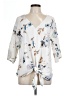 Unbranded Ivory 3/4 Sleeve Blouse Size L - photo 1