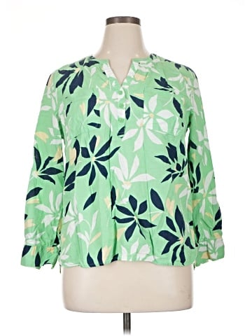 Liz Claiborne 3/4 Sleeve Blouse (view 1)