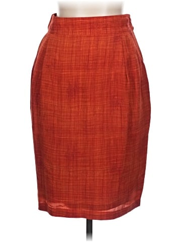 Linda Allard Ellen Tracy Silk Skirt (view 1)