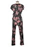 Derek Heart Floral Black Jumpsuit Size L - photo 2