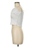 Gaze Silver Sleeveless Blouse Size M - photo 5