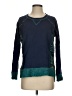 Ruby Moon 100% Acrylic Color Block Teal Pullover Sweater Size XS - photo 1