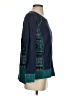 Ruby Moon 100% Acrylic Color Block Teal Pullover Sweater Size XS - photo 4