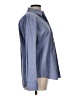 Theory Blue Long Sleeve Button-Down Shirt Size L - photo 4
