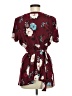 Torrid Burgundy Short Sleeve Top Size Med Plus (00) - photo 2