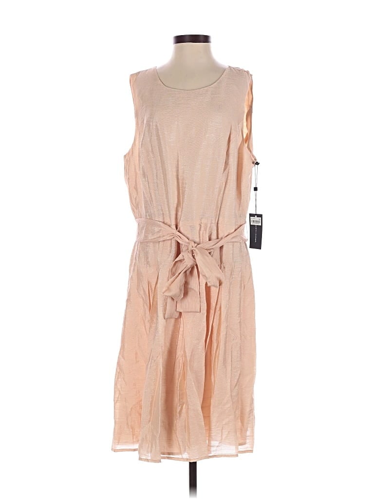 Pre-owned Tommy Hilfiger Casual Dress In Brown