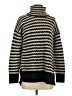 Everlane Chevron-herringbone Black Turtleneck Sweater Size XS - photo 1