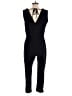Ann Taylor LOFT Outlet Solid Black Jumpsuit Size S - photo 2